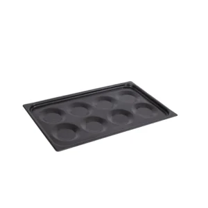 Gn Teflonada 1/1 Com 8 Cavidades Para Ovos